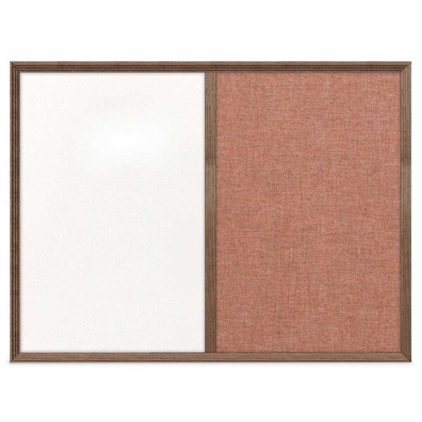 Enclosed Corkboard, 1 Door, 72"x36", 4" Fra